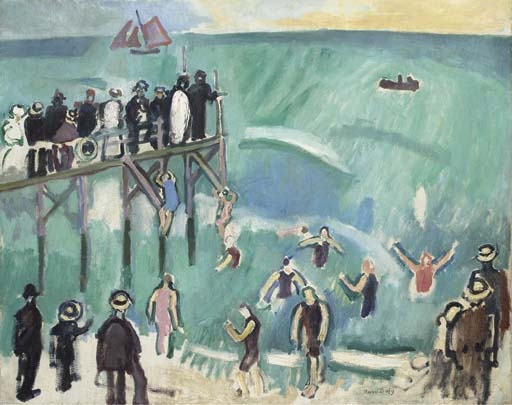Raoul Dufy | LA PLAGE DE SAINTE-ADRESSE (1906) | MutualArt