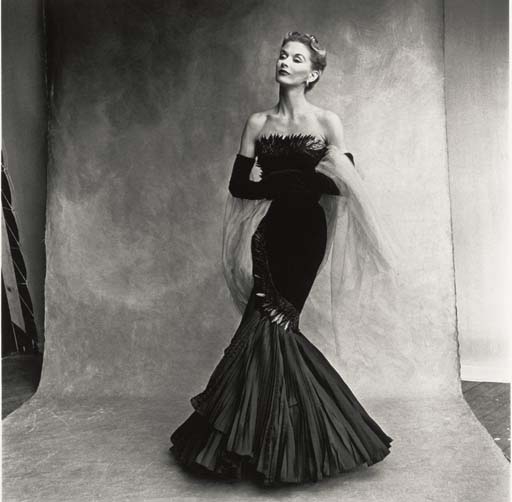 Mermaid Dress (Rochas), Lisa Fonssagrives, Paris by Irving Penn, 1950