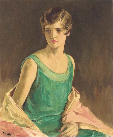 Portrait of Miss Harriet Taft Hayward by John Lavery, 1927