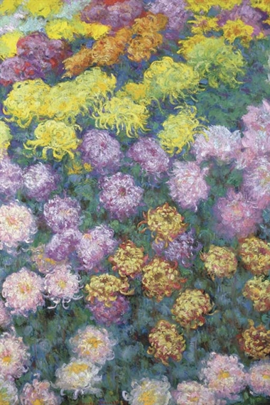 Massif de chrysanthèmes by Claude Monet, 1897