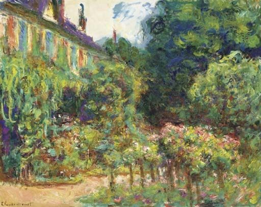 Artwork by Claude Monet, La Maison de l'artiste à Giverny, Made of oil on canvas