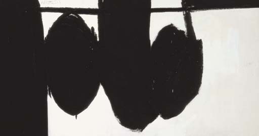 Elegy to the Spanish Republic No. 71 by Robert Motherwell, 1961
