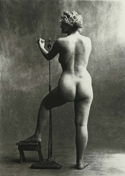 Artwork by Irving Penn, Sculptor's Model, Paris, Made of platinum-palladium print