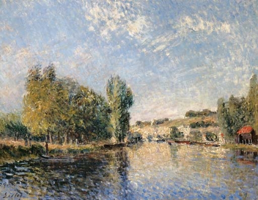 Le Loing à Moret by Alfred Sisley, 1883