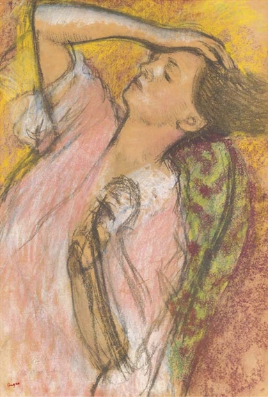 La coiffure by Edgar Degas, circa 1892-1895
