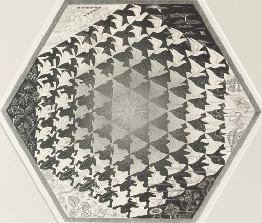 Verbum (Bool 326) by Maurits Cornelis Escher, 1942