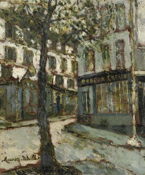 Place des Abbesses by Maurice Utrillo, circa 1910