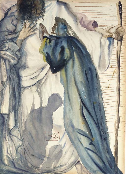 La Divine Comédie, Le Purgatoire by Salvador Dalí, 1951
