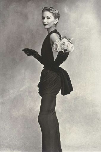 Woman with Roses (Lisa Fonssagrives-Penn) by Irving Penn, 1950