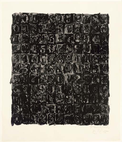 Jasper Johns | Numbers (ULAE 33) (1967) | MutualArt