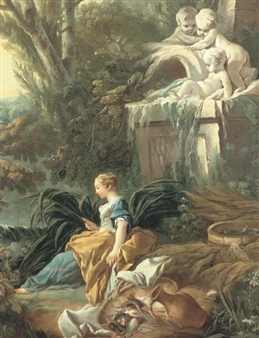 La Pêcheuse - François Boucher