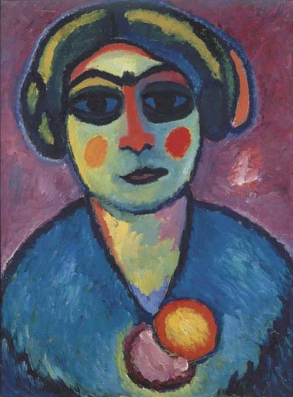 Dunkle Augen by Alexej von Jawlensky, 1912