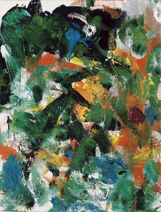 Artwork by Joan Mitchell, Untitled, Made of oil on canvas