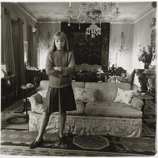 Penelope Tree in her living room, N.Y.C
