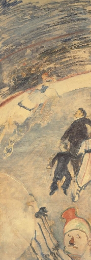 Au cirque: "clown" by Henri de Toulouse-Lautrec, 1888