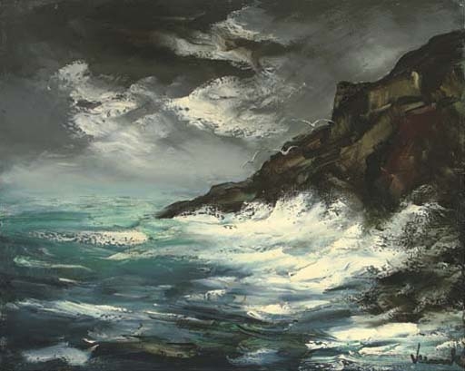 La vague by Maurice de Vlaminck, 1936