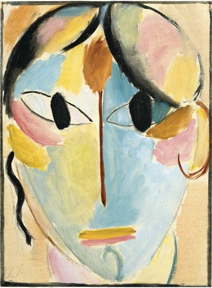 Mystischer Kopf by Alexej von Jawlensky, 1917