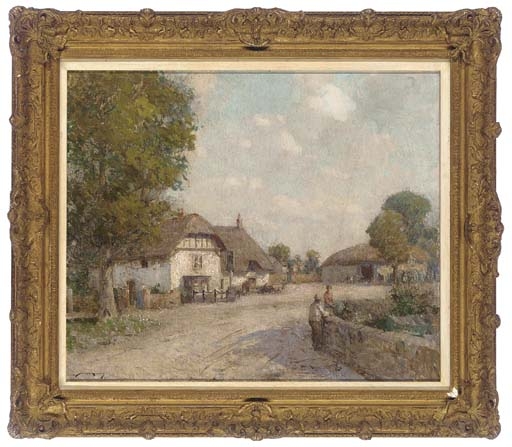 The Red Lion, Avesbury by William Lee-Hankey