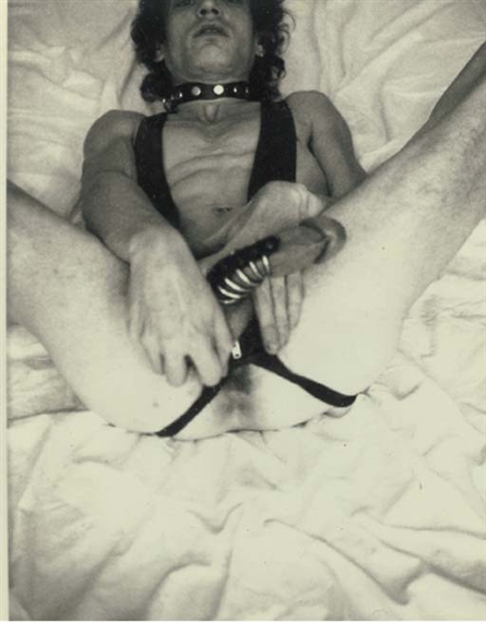 Untitled (Self Portrait) by Robert Mapplethorpe, 1973