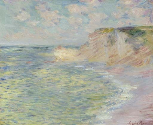 La falaise d'Amont by Claude Monet, 1885