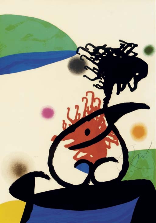 Mandarin du Nord (M. 1095) by Joan Miró, 1976