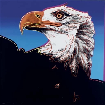 Andy Warhol | ENDANGERED SPECIES: BALD EAGLE (F. & S. 296) | MutualArt