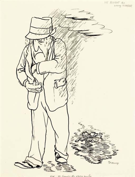 He Bought the Wrong Number by George Grosz, 1937