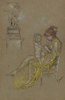 Mother and Child - James Abbott McNeill Whistler