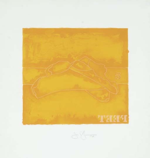 Jasper Johns | Feet (1974) | MutualArt