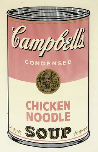 Andy Warhol | Chicken Noodle, from Campbell's Soup I (1968) | MutualArt