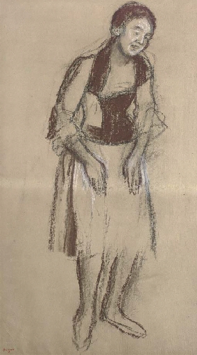 Edgar Degas | AU CAFÉ-CONCERT, DEUX CHANTEUSES (1878 - 1880) | MutualArt