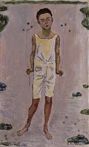 Bezauberter Knabe by Ferdinand Hodler, 1909