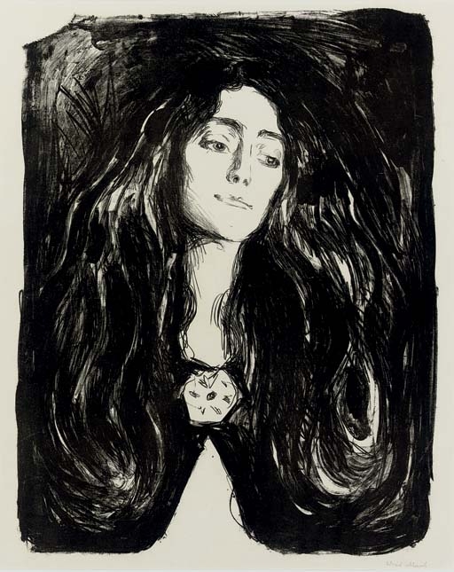 Edvard Munch Madonna With Brooch / Eva Mudocci 1903 -  Portugal