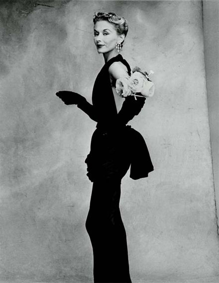 Woman with Roses, Lisa Fonssagrives-Penn, 1950 by Irving Penn, printed 1979