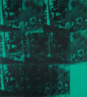 Green Car Crash (Green Burning Car I) - Andy Warhol