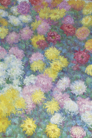 Chrysanthèmes by Claude Monet, 1897