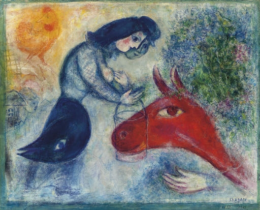 Fin de journée by Marc Chagall, 1945