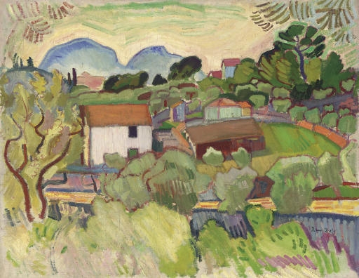 La rivière by Raoul Dufy, circa 1905