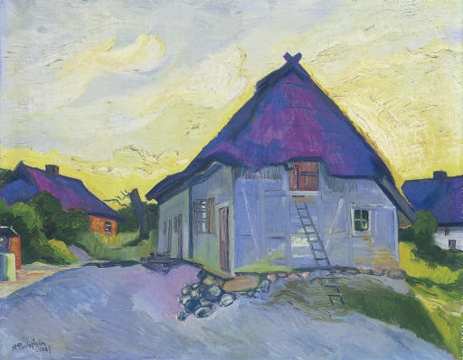 Artwork by Max Pechstein, Herbstabend, Made of oil on canvas