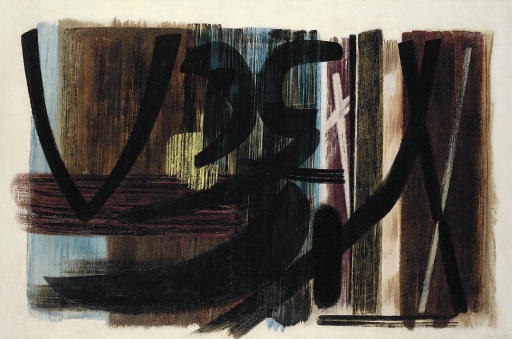 T1950-22 by Hans Hartung, 1950