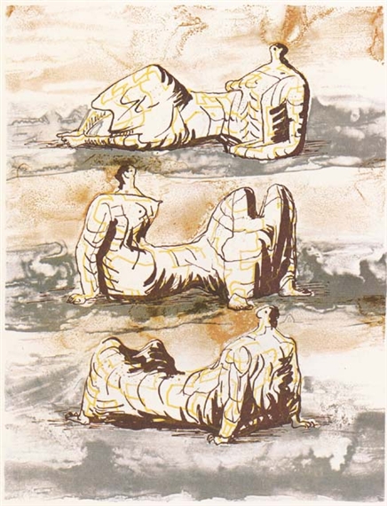 Three reclining Figures