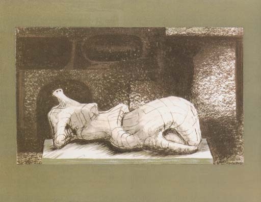 Reclining Figure - Architectural Background I