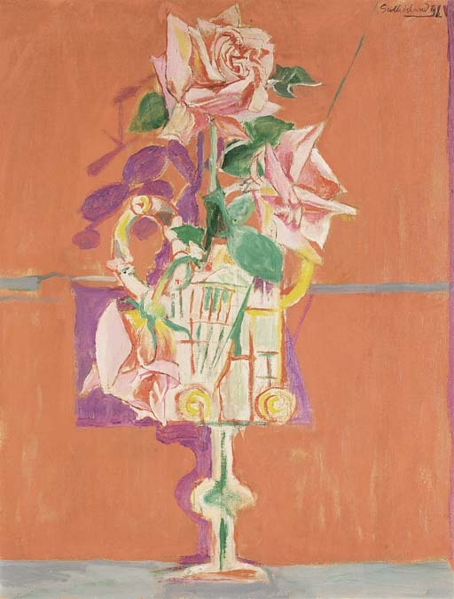 Graham Sutherland | Figure and Vine (1948) | MutualArt