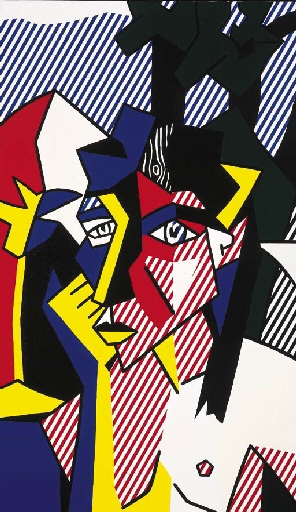 Roy Lichtenstein | WOMAN WITH NECK RIBBON (1978) | MutualArt