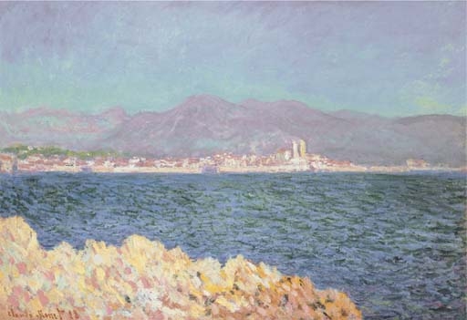 Golfe d'Antibes by Claude Monet, 1888