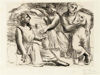 Pablo Picasso | La source (Trois femmes a la fontaine) (1921