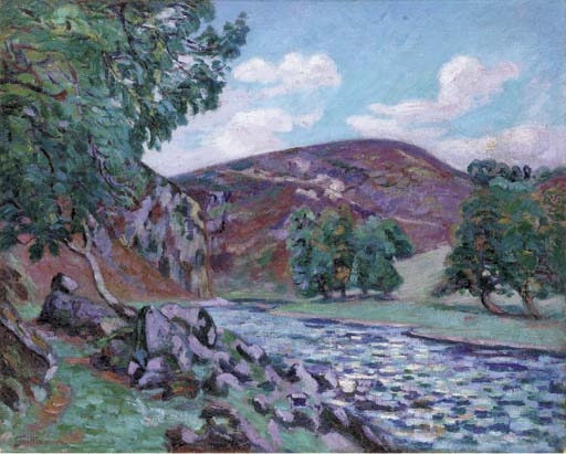 Paysage de Crozant by Armand Guillaumin, circa 1900