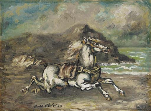 Cavallo fuggente by Giorgio de Chirico, circa 1950