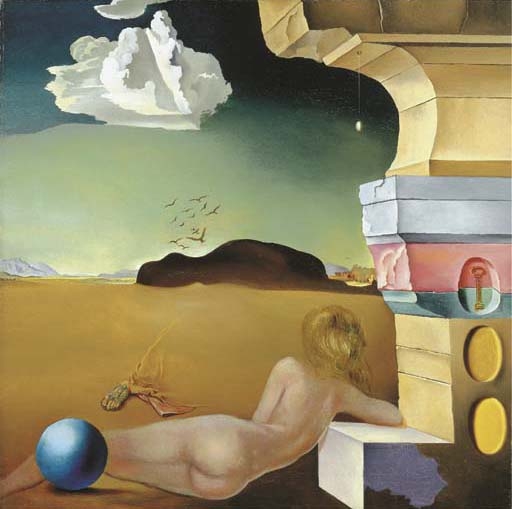 Nu dans la plaine de Rosas by Salvador Dalí, 1942