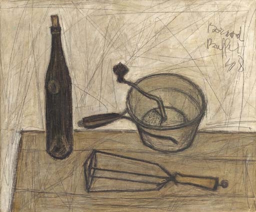 Bernard Buffet | Nature morte au poisson et au homard | MutualArt